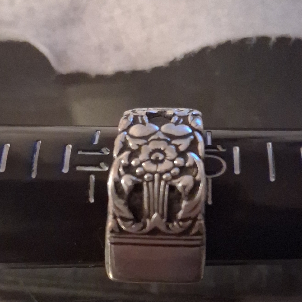 COMMUNITY PLATE SILVER SPOON RING